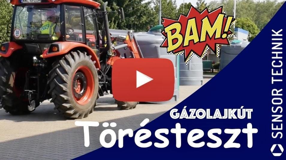 A Sensor Technik Kft-nél nagyon komolyan vesszük a minőséget és a biztonságot, és ez tükröződik az általunk forgalmazott termékekben videó. Műanyag gázolajtartály, komplett gázolajkút 9000 literes